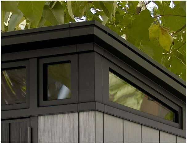 Kunststoffgerätehaus Artisan 7x7 grau / anthrazit Keter 17203426